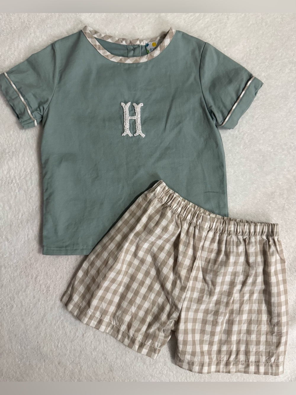 Sugar Dumplin Boutique Short Sleeve Monogrammed Set